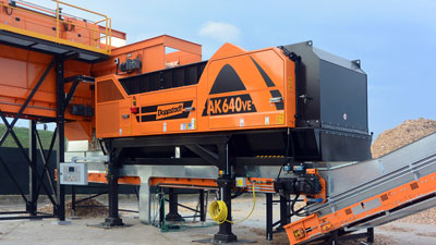 一軸高速回転破砕機 AKシリーズ(電気)