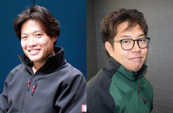 株式会社アスク 長倉取締役(右)　髙井工場長(左)