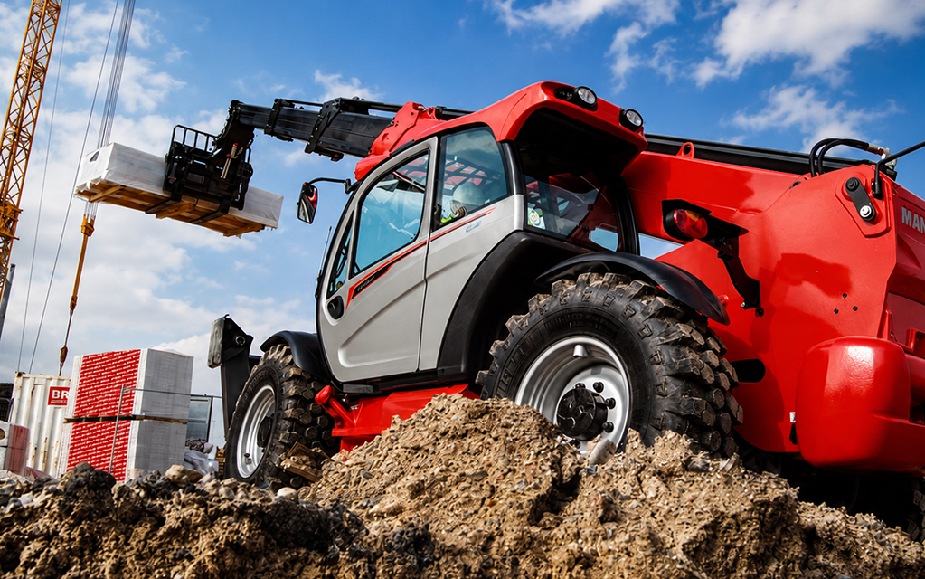 MANITOU（マニトウ） テレハンドラー　不整地でも荷役を行うMT625 